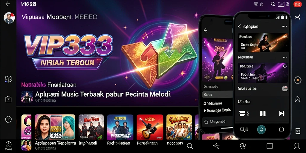 Tampilan gameplay <strong>VIP333</strong> dengan koleksi lagu yang menarik.